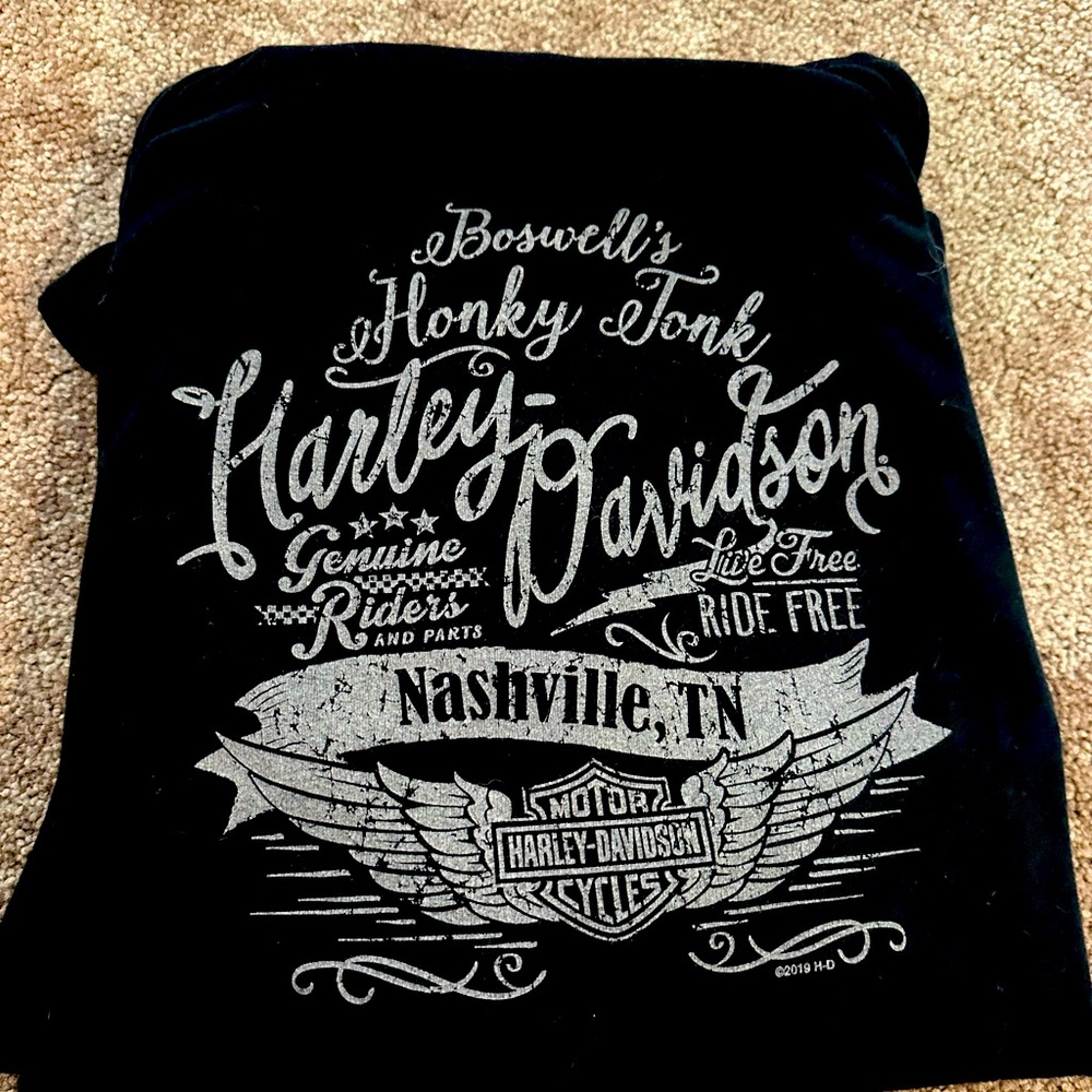 Fitted Harley Davidson hoody